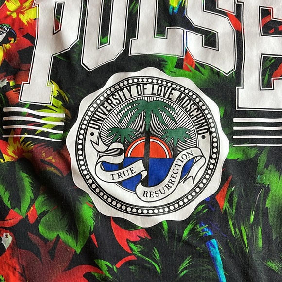 LOVE MOSCHINO Black Jungle Pulse University of Love Moschino Mini Dress - 4 - Picture 2 of 13